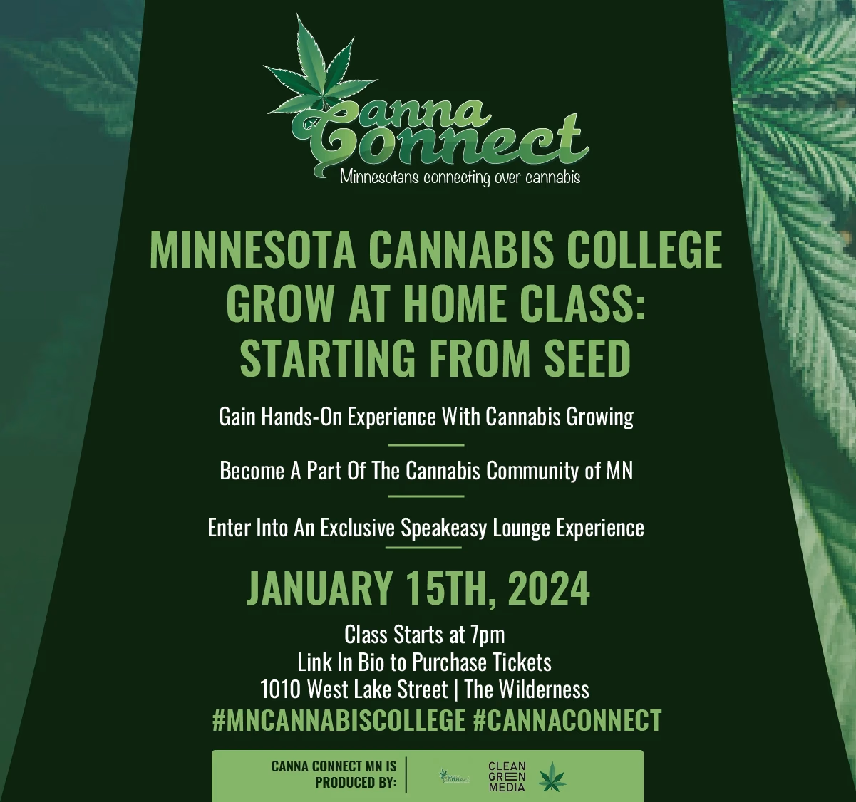 Minnesota Cannabis College Grow at Home Class January 15 2024